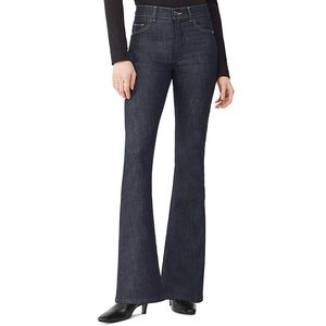 DL1961 DL Performance Bridget Instasculpt Boot 33" Jeans In Indigo Coated